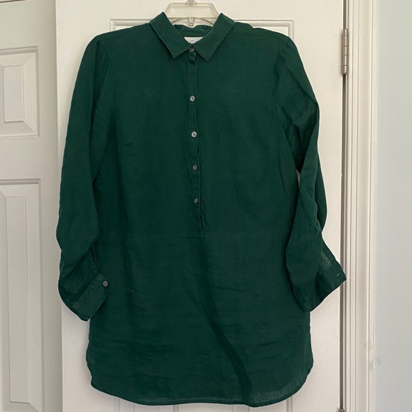 J. Jill Tops - J. Jill Green Tunic Top
